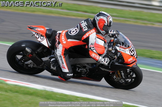 2009-05-09 Monza 1734 Superbike - Qualifyng Practice - Shinya Nakano - Aprilia RSV4 Factory